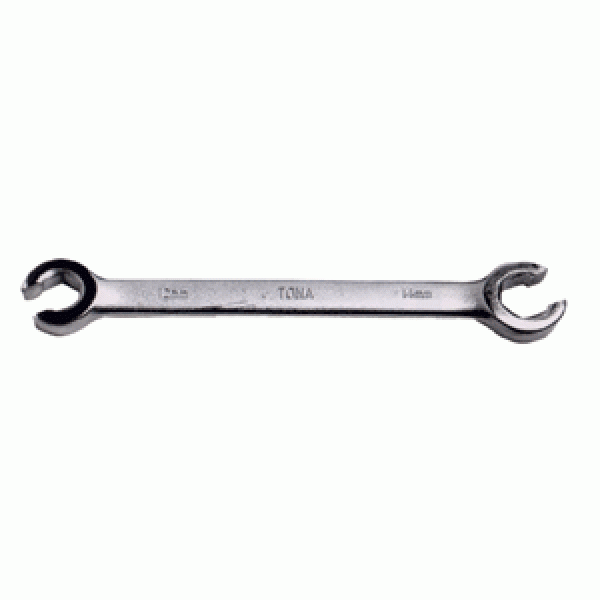 TONA T-410-19x22 - Ключ гаечный накидной разрезной, 19х22мм
