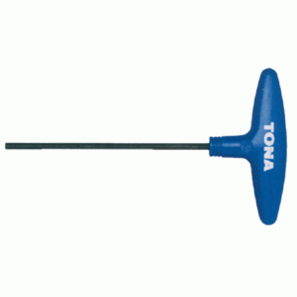 TONA T-720-10 - Ключ для внутреннего шестигранника с рукояткой, 10мм